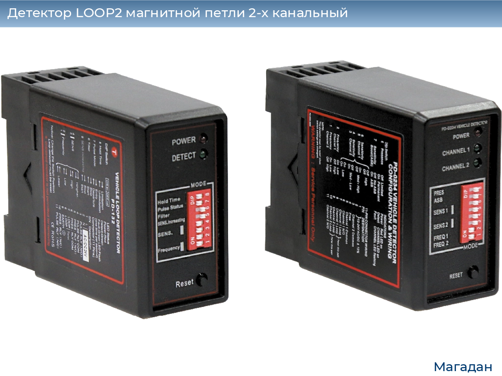 Детектор LOOP2 магнитной петли 2-x канальный, magadan.doorhan.ru